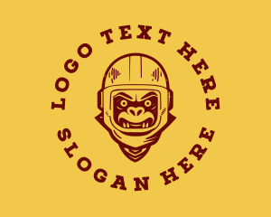 Football - Gorilla Varsity Football logo design