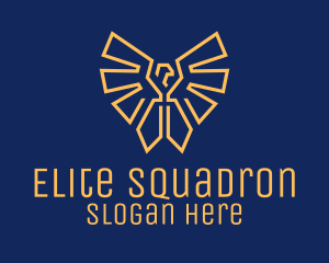 Squadron - Military Eagle Badge logo design