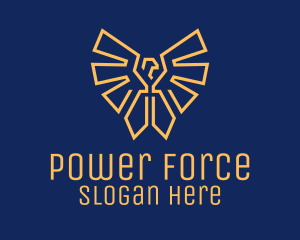 Commander - Military Eagle Badge logo design
