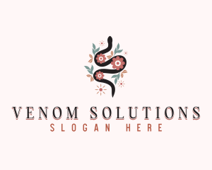 Snake Boho Boutique logo design