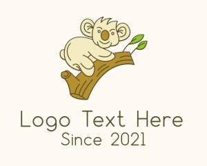 Branch - Safari Branch Koala logo design