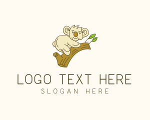 Cartoon - Safari Branch Koala logo design
