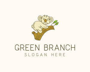 Branch - Safari Branch Koala logo design