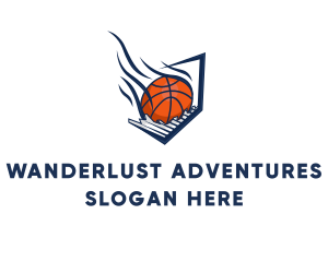 Player - Basketball Comet Ball logo design