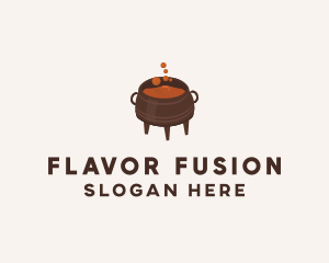 Sauce - Soup Sauce Cauldron Pot logo design