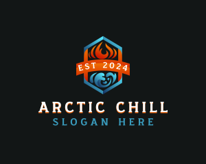 Cold Heating Temperature logo design