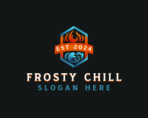 Cold - Cold Heating Temperature logo design