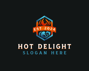 Cold Heating Temperature logo design