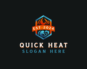 Cold Heating Temperature logo design