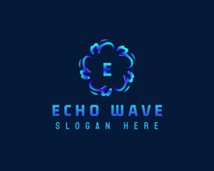 Water Splash Waves logo design