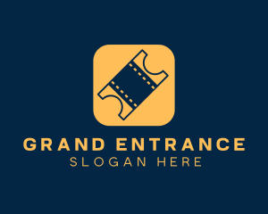 Entrance - Movie Ticket App logo design