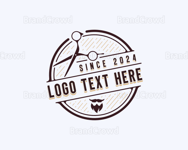 Barber Grooming Hairstyling Logo