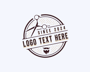 Barbershop - Barber Grooming Hairstyling logo design