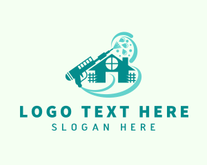 Cleaning Services - House Cleaning Pressure Washer logo design
