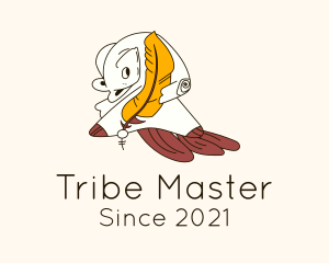 Tribal Mayan Bird Costume logo design