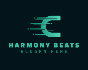 Digital Tech Letter C Logo