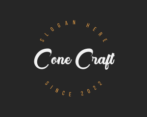 Handwritten Cursive Startup logo design