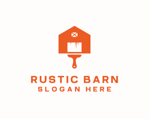 Paint Brush Barn logo design
