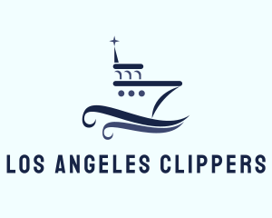 Sailing - Cruise Ship Boat Transport logo design
