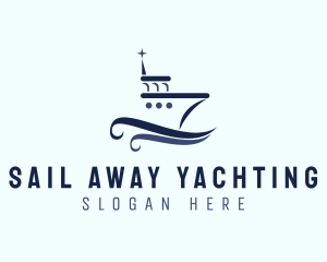 Ship Boat Seaport logo design