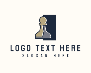 High End Industry - Pawn Chess Piece logo design