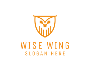 Industrial Owl Shield  logo design