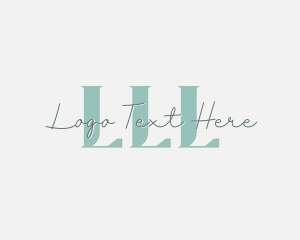 Letter - Feminine Signature Fashion Cosmetics logo design