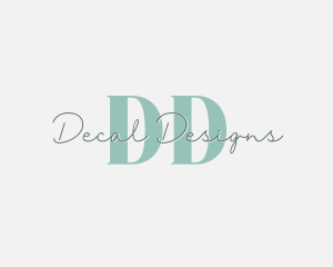 Feminine Signature Fashion Cosmetics logo design