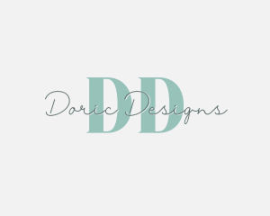 Feminine Signature Fashion Cosmetics logo design