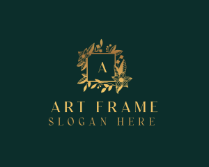 Frame - Floral Wedding Frame logo design