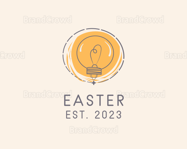 Sketch Light Bulb Logo