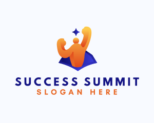 Human Achievement Success logo design