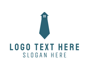 Tie - House Agent Tie logo design