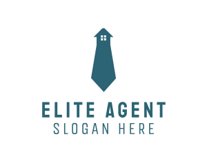 House Agent Tie logo design