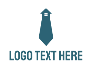 Estate - Real Estate Agent Tie logo design