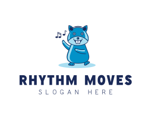 Dance - Music Rodent Dance logo design