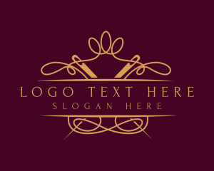 Embroidery - Sewing Needle Craft logo design