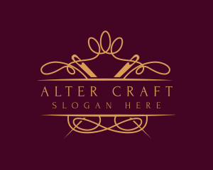 Sewing Needle Craft logo design