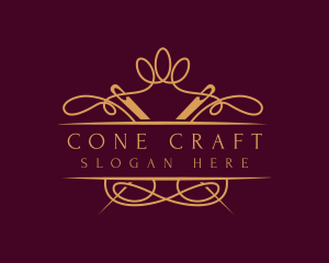 Sewing Needle Craft logo design