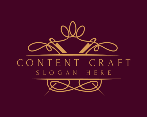 Sewing Needle Craft logo design