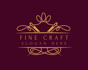 Sewing Needle Craft logo design