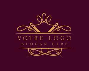 Embroidery - Sewing Needle Craft logo design