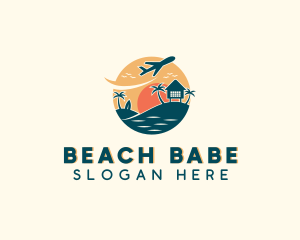 Vacation Beach Resort logo design