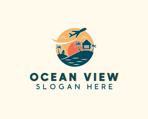 Vacation Beach Resort logo design