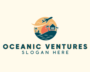 Vacation Beach Resort logo design