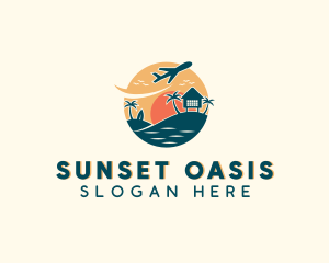 Vacation Beach Resort logo design