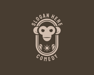 Animal - Natural Monkey Primate logo design