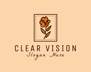 Flower Frame Florist  Logo