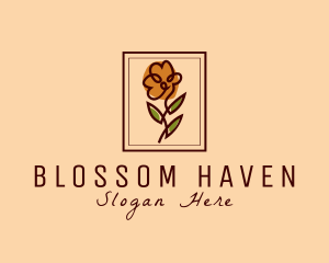 Flowering - Flower Frame Florist logo design