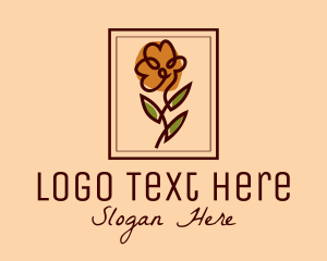 Picture Frame - Flower Shop Frame logo design